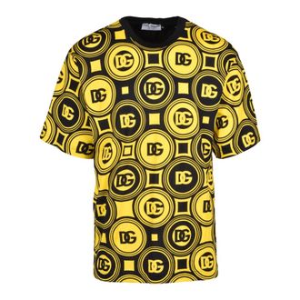 Dolce & Gabbana Heren, Tops, Veelkleurig, Maat: M Katoen