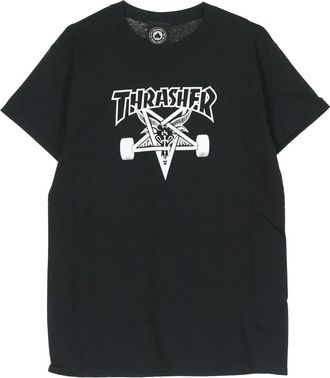 Thrasher Skate Goat Tee Zwart/Wit Katoenen T-shirt - Heren - T-shirts - Zwart - S - Katoen - Tops