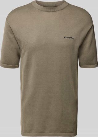 Marc O'Polo Regular Fit T-Shirt aus reiner Baumwolle Marc OPolo &times; DFB Travel Collection in Taupe, Gr&ouml;&szlig;e XXL