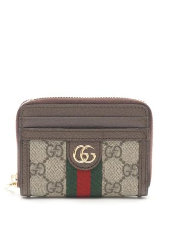 Gucci 2020s Ophidia wallet - women - Canvas - One Size - Brown