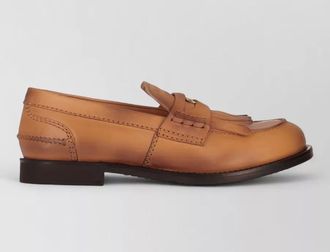 Miu Miu leather oxford shoes
