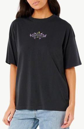 Rip Curl Tour Heritage Graphic T-Shirt in Washed Black at Nordstrom, Size X-Small