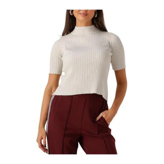 Access Fashion D54-8046 Turtleneck - Dames - Coltruien - Beige - M/L - Polyester - Truien & Vesten