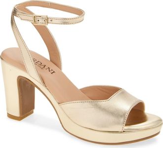 Cordani Vita Ankle Strap Platform Sandal in Platino at Nordstrom, Size 7.5Us