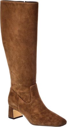 Stuart Weitzman Simona Zip Suede Knee-High Boot