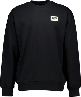 Hi-Tec Hts 74 LM Crewneck - Heren - Sweatshirts - Zwart - M - Katoen - Hoodies & sweatvesten