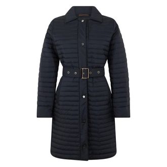 Moorer Belted Coats, female, Black, Size: 2XS Brigid Padded Coat