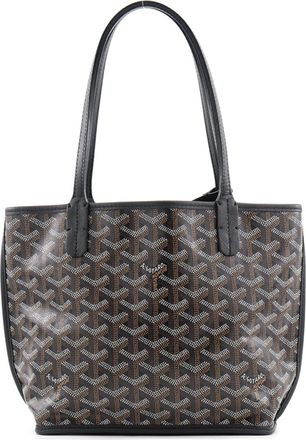 Goyard Black Pvc Leather Handbag Pouch Tote Bag (Pre-Owned)