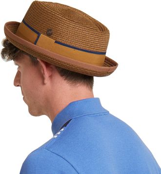 Dasmarca Summer Porkpie Straw Hat (UK, Alpha, XL, Spice)