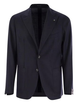 Tagliatore two-button wool blazer - Blue