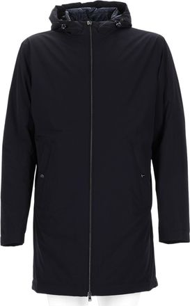 Herno Sleek Minimalist Black Polyamide Parka