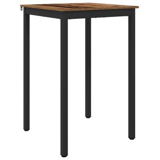 vidaXL Vidaxl Tavolo Bar A Pianta Legno Ingegnerizzato Quadrato