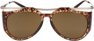 Saint Laurent Sunglasses Saint Laurent Sl M137 Amelia 002 Havana Gold Brown /14/135