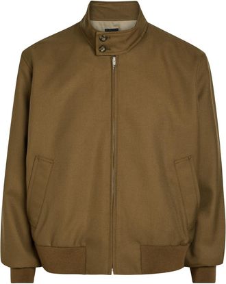 A.P.C. High-neck Twill Jacket - Khaki - XL