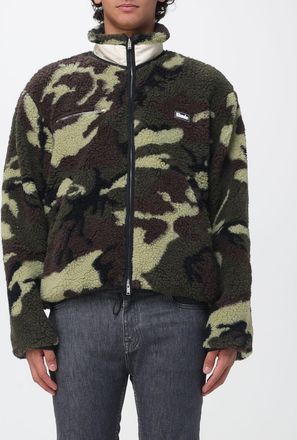 Rhude Giacca in pile Parilla in misto lana con motivo camouflage e collo alto