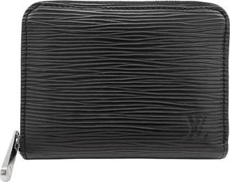 Louis Vuitton Noir Epi Leather Coin Purse/Coin Case (Pre-Owned)