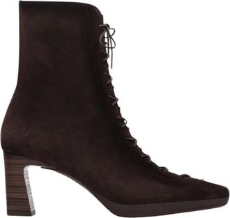 Hispanitas Bangkok Veterlaars - Dames - Schoenen - Bruin - Maat: 40 EU Leer