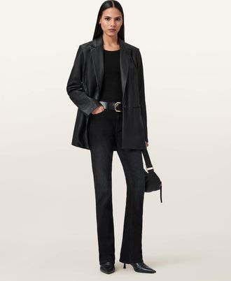 AllSaints Haldan Slim Bootcut Denim Jeans