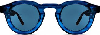 Thierry Lasry Maskoffy 1004 Womens Sunglasses Blue Size 42