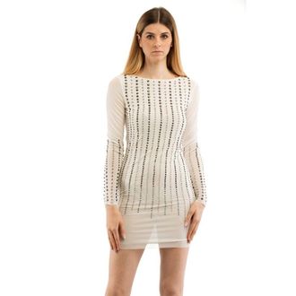 Patrizia Pepe White Polyester Casual Womens Dress