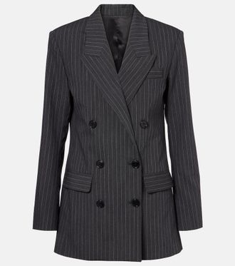 Isabel Marant Jevimaga pinstriped wool-blend blazer