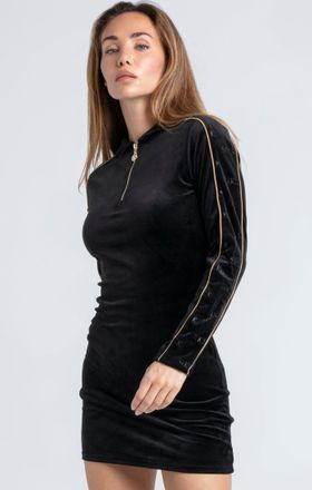 Siksilk Vestido negro Bodycon XS