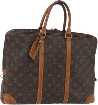 Louis Vuitton Pre-owned Handbags, female, Brown, Size: ONE SIZE Pre-owned Canvas Handbag