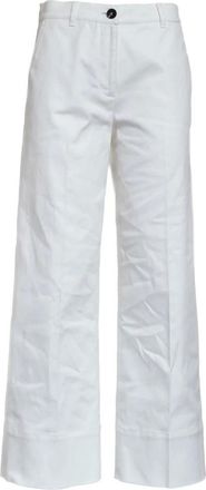 Ql2 Quelledue QL2 Quelledue, Dames, Broeken, Wit, Maat: XS