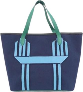 Herm&egrave;s Pre-owned Tote Bag - Dames - Vintage Shopper - Veelkleurig - ONE Size - Leer - Vintage