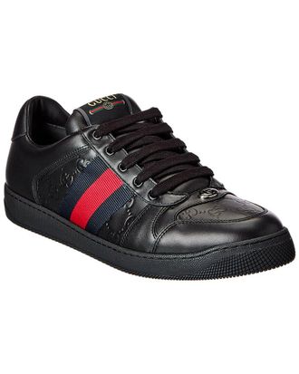 Gucci Screener Trainer Leather Sneaker