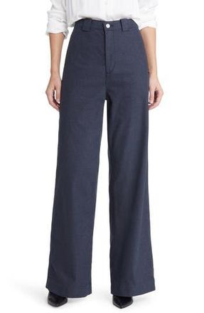 AG - Adriano Goldschmied Deven Tailored High Waist Wide Leg Pants in Gunpowder at Nordstrom Rack, Size 23