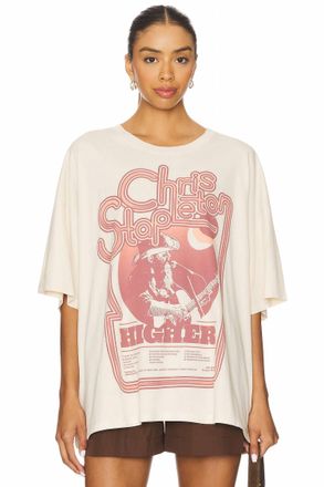 Daydreamer Chris Stapleton Higher Tour Tee In Dirty White