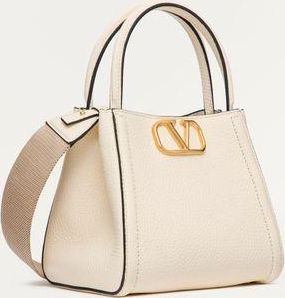 Valentino Garavani Borsa A Mano Piccola Valentino Garavani Alltime In Vitello Granato Donna AVORIO UNI