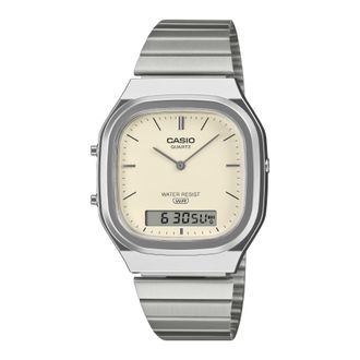 Casio Casio Collection Vintage Unisex Horloge Zilverkleurig AQ-240E-7A2EF
