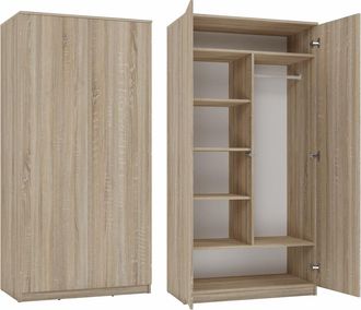 OEM Armario Sonoma De Roble Con Sistema Tip-on: Armario Moderno Y Funcional Para Dormitorio, Oficina Y Recibidor