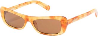 Jacquemus Accessoires, unisex, Oranje, ONE Size, Stijlvolle uniseks zonnebril maximale bescherming