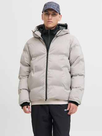 Jack & Jones Steppjacke JACK & JONES JJKAITO PUFFER JACKET BF, Herren, Gr. L, atmosphere, Web, Obermaterial: 100% Polyester, unifarben, regular fit normal, B&uuml;ndche