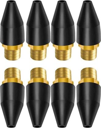 OEM 100 Boquillas De Aire De Goma Negra Para Puntas De Boquillas De Aire, Puntas De Goma Para Pistolas De Aire, Piezas De Pistolas De Aire, Piezas Y Acces