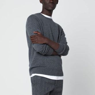 Drumohr Grey cashmere sweater