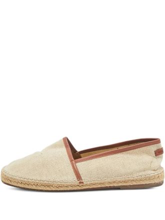 Dolce & Gabbana 1161372 Beige - men - Canvas/Rubber/Leather/Jute/Calf Leather/Calf Leather - 41 - Neutrals