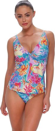 Sunsets Forever Tankini Swimsuit Top - D Cup in Aloha Vista at Nordstrom, Size 36
