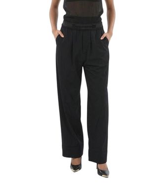 Dsquared2 Black Relaxed Pleated Pants