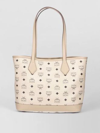 MCM large shoulder shopper bag dual handles