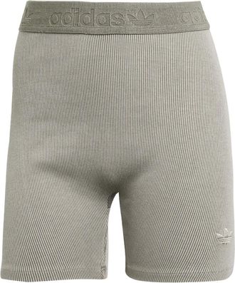 adidas Shorts Essentials Rib 1/4 con logo - Verde