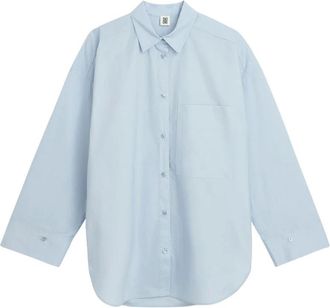 By Malene Birger Overhemden, Dames, Blauw, S, Katoen, Derris Shirt