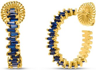 Bruno Magli Adelina Gold Earrings, Zaffiro