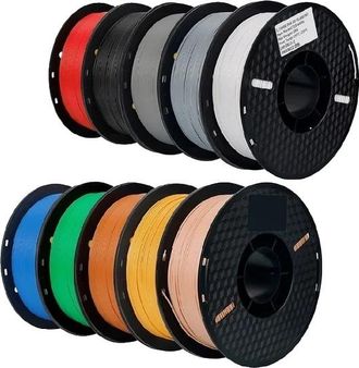 OEM Filamento Para Impresora 3d, Bobina De 10 Kg, 1,75 Mm De Di&aacute;metro, Pla 10kg Mix