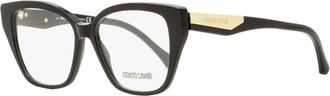 Roberto Cavalli Womens Square Eyeglasses RC5083 Orciano 001 Black/Gold 53mm