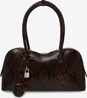 Stella McCartney Handtasche aus Kunstleder mit Schlangenpr&auml;gung Ryder