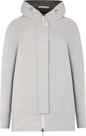 Herno Rain Proof Jackets, female, Gray, Size: L Laminar Jacket